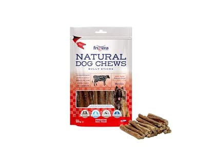 Frigera Nerf de Boeuf 12cm 100g – Friandises Naturelles et Riches en protéines pour Chiens, sans Gluten ni céréales, Snacks de qualité sans additifs