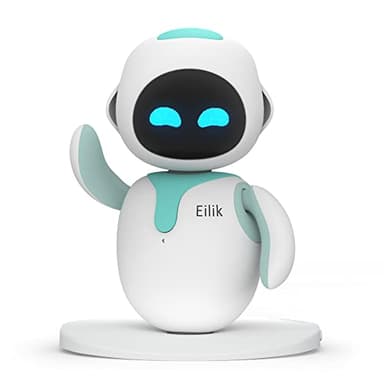 ENERGIZE LAB Eilik Bleu - Robot de Compagnie pour Les Enfants et Les Adultes : Votre Partenaire Interactif avec des Mises À Jour Constantes, Débordant d’émotions, Un pour Garçons et Filles.