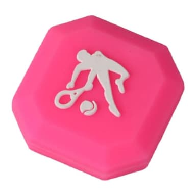Harilla Amortisseur de Vibrations pour Raquette de Tennis, Anti-Vibrations, en Silicone, pour débutants, Rose Rouge