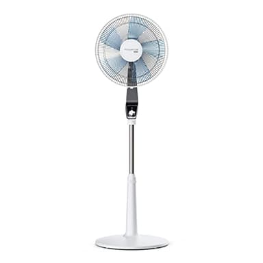 Rowenta Turbo Silence Extreme Ventilateur pied 40 cm, Puissant, Flux d’air 72 m3/min, 45 dB(A), Oscillation automatique, Orientation réglable, Grille ultra-sécurisée VU5640F2