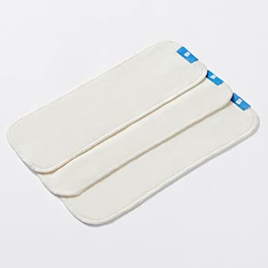 Bambino Mio, Booster Lavable Révolutionnaire, Mini Boost, Lot de 3 boosters ultra doux pour couches lavables, haute absorption