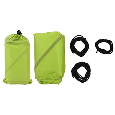 ANKROYU Voile d'ombrage Triangulaire en Toile de qualité supérieure 4 x 4 x 4 m avec Anneaux en D en Acier Inoxydable et 3 Cordes, imperméable et résistant aux UV, pour Jardin, Cou (Gris) (Blanc)