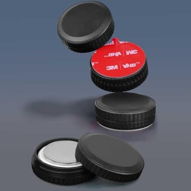 AXFEE Lot de 4 supports Airtag - Étanche IPX8 - Avec adhésif 3M super adhésif - Résistant aux chocs et aux rayures - Pour vélo, télécommande TV, drone, portefeuille, bagages