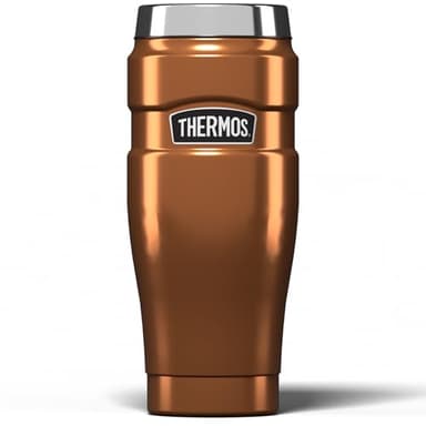 Thermos King 170271 Gobelet de Voyage en Acier Inoxydable Cuivré 470 ML 8,3 x 8,3 x 20 cm