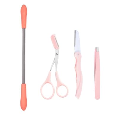 RTRTGS Épilateur Visage, 3+1 Pcs Épilateur de Visage à Ressort, Épilateur Visage en Métal, épilation visage, Épilateur À Bâtonnets D'Épilation Du Visage, Outil de Beauté