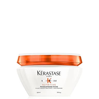 KÉRASTASE Nutritive - Masquintense Riche - Masque Capillaire Haute Nutrition - Niacinamide & Protéines Végétales - +89% de Nutrition Immédiate Jusqu'à 72H* - Cheveux Secs à Très Secs - 200 ml