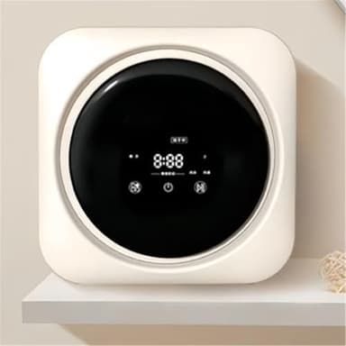 Lave-linge pliable, petite machine à laver portable 9 L avec lecteur Blu-ray 360°, mini-machine à laver pliable à écran tactile pour bébé, sous-vêtements et petits articles