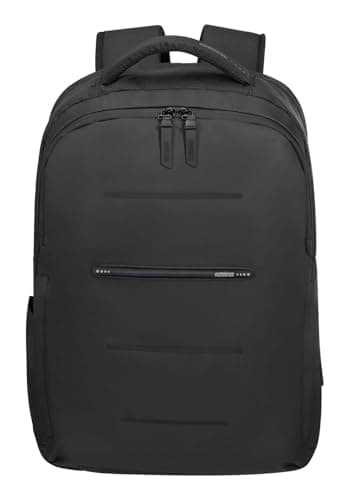 American Tourister Urban Groove UG11 - Sac à Dos pour Ordinateur Portable 15.6" (50 cm) - Sac à Dos Business & Scolaire avec Port USB, Compartiment RFID, Housse de Pluie Réfléchissante, 23L - Noir