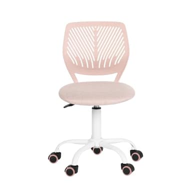 FurnitureR 1 Chaise pivotante de Salle à Manger, de Cuisine, rembourrée, pivotante, Confortable, avec Roues, Dossier, pour Salle à Manger, Salon, Rose Morandi