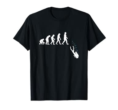 Évolution de la Plongée Sous-marine Plongeur Cadeau T-Shirt