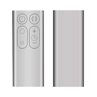 TCNOUMT Alternative à la télécommande du ventilateur tour Dyson compatible avec Dyson TP00 TP01 AM11 Pure Cool Ventilateur tour Argent Fonction d'attraction non magnétique