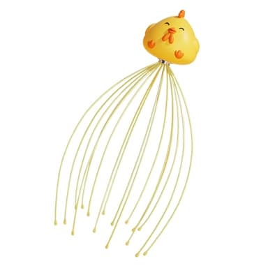 Masseur de cuir chevelu – Gratte-tête confortable avec un design ergonomique, griffes douces pour les cheveux et le | Idéal la maison, spa, voyages, salle bain, toilettage des animaux domestiques, rel