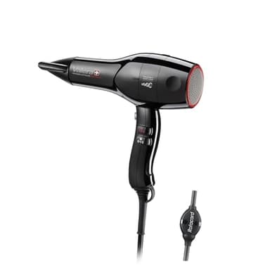 Valera Sèche-Cheveux Pro Light 2000W – Léger, Silencieux, Ionique, Fabriqué en Suisse – Moteur DC Longue Durée, Technologie Smart Airflow, Résultats Brillants & Rapides
