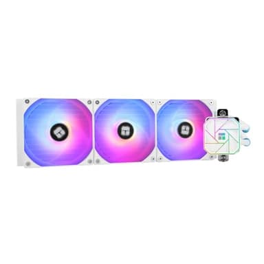 TR - AQUA ELITE 360 - Refroidisseur liquide pour processeur V3 blanc, 3 ventilateurs ARGB PWM avec roulements S-FDB, pompe contrôlée PWM efficace, pour AMD/AM4/AM5 Intel LGA1150/1151/1200/2011/1700