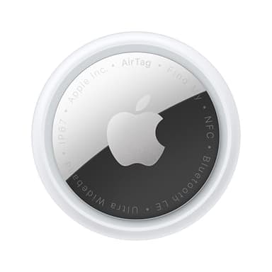 Apple AirTag (1ᵉ génération). Repérer Votre Trousseau de clés, Porte-Feuille, Valise, Sac. Résistant à l'eau. Batterie remplaçable. Compatible avec iPhone ou iPad.