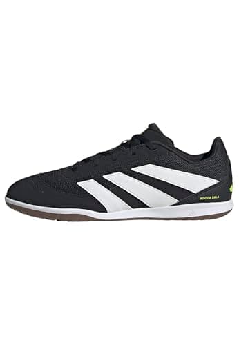 Adidas Mixte Predator Club Indoor Sala Football Boots, Core Black/FTWR White/Lucid Lemon, 43 1/3 EU