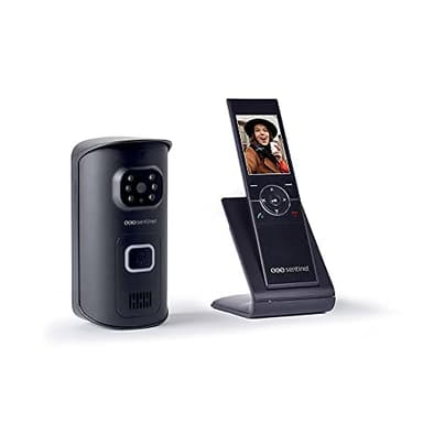 SCS Sentinel - PVS0010 - Visiophone sans Fil - Interphone Vidéo - Combiné Portatif avec Portée de 150 m - Autonomie 10 h - Portier Vidéo - AirVisio 150 - Garantie 3 ans