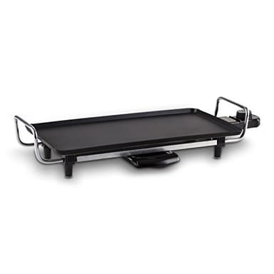 Livoo - Plancha Teppan Yaki, grill électrique DOM174-2000w, cuisson 43 x 22,5cm, anti-adhésive, Noir