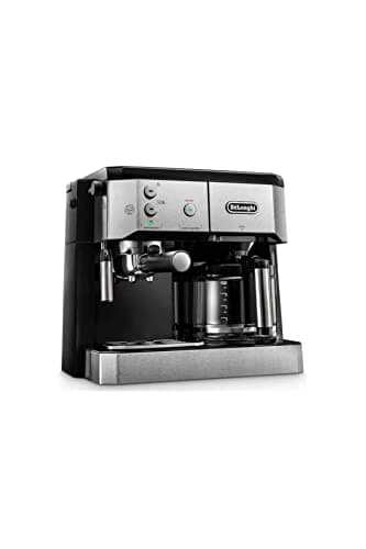 De'Longhi BCO421.S Machine à café 2-en-1, Noir, Métallique