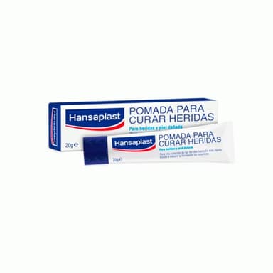 Hansaplast pommade pour guérir les blessures, crème cicatrice sans parfum, pommade à blessures et peau endommagée qui réduit le risque de cicatrices, 1 x 20 g