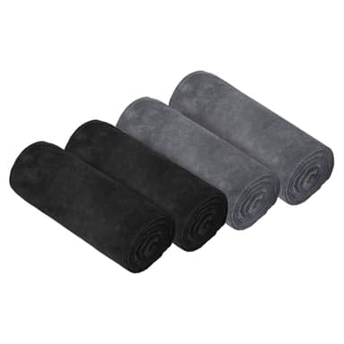HAGOT 4 Pack Serviette Sport Microfibre, Séchage Rapide et Absorbant Serviette, Femme Homme pour Gym Fitness Yoga, 75cm x 35cm