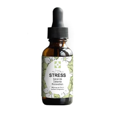 Conseil fleur de Bach® Fleur de Bach ANTI STRESS- Apaisez et gérez votre stress naturellement. Pour éviter et apaiser les crises d'angoisse et d'anxiété … (10ML)
