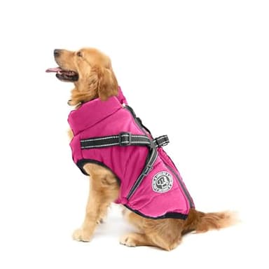 Manteau Chien imperméable Hiver,Manteau Chien avec Harnais,Manteaux d'hiver pour Chiens