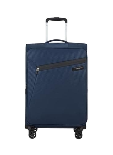 Samsonite Litebeam - Spinner M, valise extensible, 66 cm, 67/73 L, bleu (bleu de minuit)