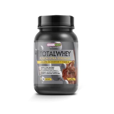 Healthy Fusion Whey Protein | 43 g/dose Protéine Whey Pure avec Collagène, Magnésium et Vitamine B6 | Augmente la masse musculaire, améliore l’entraînement et renforce les articulations | 1000 g