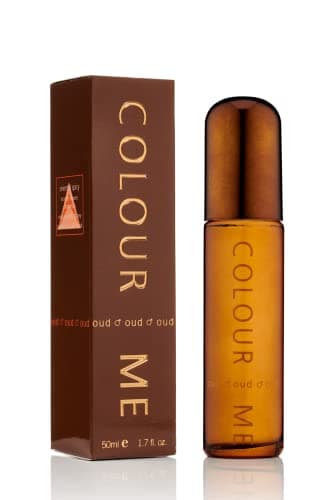 COLOUR ME Oud Men's Perfume 50ml Eau De Parfum Luxury Aftershave for Men Long Lasting Perfume for Men by Milton-Lloyd