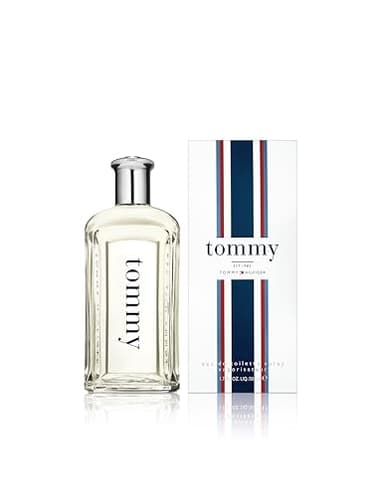 Tommy Hilfiger – Tommy Eau de Toilette 50 ml – Parfum Homme - Senteur Fougère - Accords de Notes d’Agrumes et d’Accents Fruités – Flacon en Verre Transparent