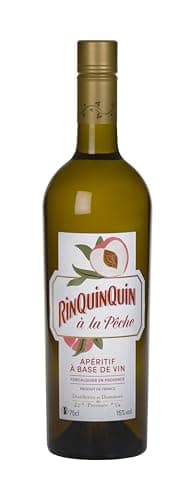 RINQUINQUIN - Distilleries Et Domaines De Provence - Apéritif À Base De Vin - À La Pêche - Produit De France - Bouteille 75 cl