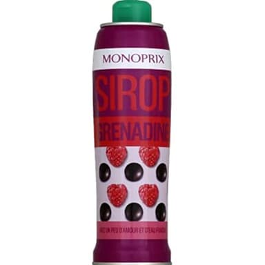 Monoprix Sirop de grenadine a diluer - La bouteille de 75cl