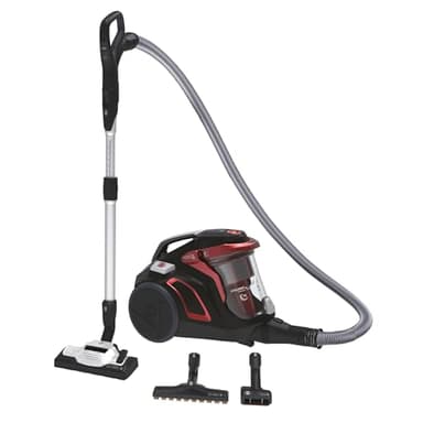 Hoover H-Power HP730ALG, Aspirateur Traineau sans Sac, Performances Optimales,Vidage Facile & Hygiénique,Ultra Silencieux, Cassette2L, Grand Rayon d'action 10m, Brosse Poils Animaux + Allergènes