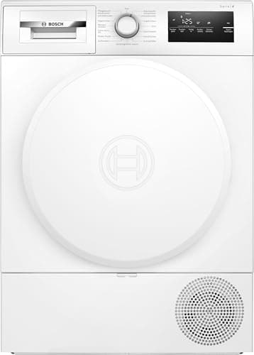 Bosch WTH83V04 Série 4 Sèche-linge pompe à chaleur 8 kg AutoDry Quick-40 Fonction recharge Système de séchage sensible Design anti-vibration 63 dB Écran LED Contrôle tactile Départ différé