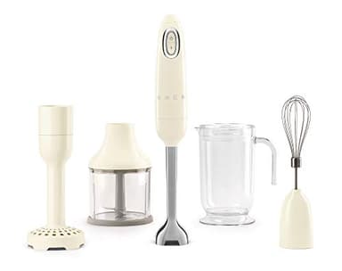 Smeg HBF02CREU Mixeur à Main, Crème