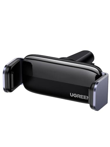 UGREEN Support Téléphone Voiture Gravité Grille Aération Porte Smartphone Voiture Ventilation Accroche Téléphone Auto Compatible avec iPhone 17 Pro Max Air 16 15 14 Galaxy S25 Ultra S24