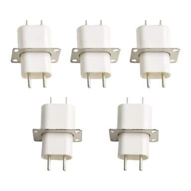 Lot de 510 convertisseurs de prise de courant à filament magnétron 4 broches pour four à micro-ondes compatibles avec OEM pour micro-ondes marques comme (5 pièces)