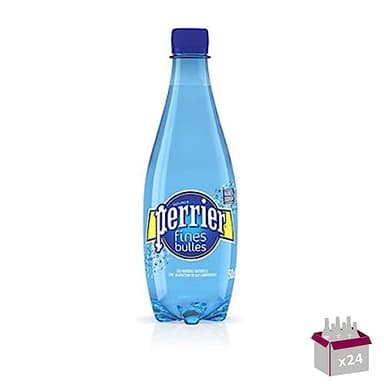 Perrier - Eau minérale naturelle fines bulles - 24x50 cl