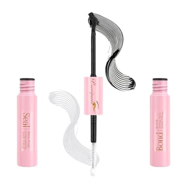 Parriparri Colle Faux Cils 2 in 1 Lash Bond et Seal DIY Individuel Cils Adhésif Waterproof Strong Hold Eyelash Glue Faux Cils Colle