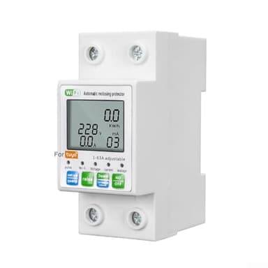Smart Meter Energys Monitor Compteurs électriques monophasés pour Zigbee Smart Energys Disjoncteur de protection contre les fuites
