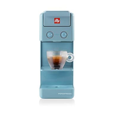 Illy Cafetière à dosette Y3.3 Expresso et Coffee 850 W Bleu