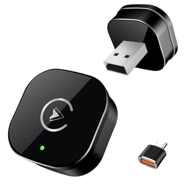 MYCIMRE 2026 Carplay sans Fil, Mini Adaptateur Carplay sans Fil pour iPhone et Plus de 1k+ Voitures, Type-C/USB, Connexion Rapide Stable, Compatible avec iOS 10+ Autos à partir de 2015