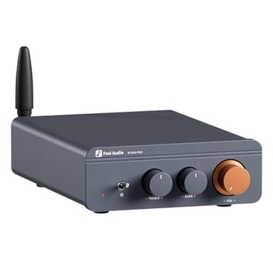Fosi Audio BT20A Pro Amplificateur Audio, 300 W x2 Mini Ampli HiFi avec TPA3255, Ampli Bluetooth 2 Canaux Stéréo Classe D Intégré Amélioré pour Haut-parleurs avec Contrôle des Aigus et des Basses