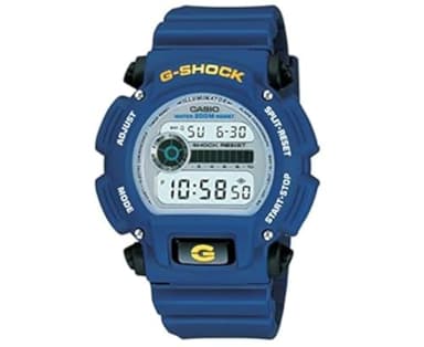 Casio DW9052-2 G-Shock Montre à Quartz numérique en Caoutchouc pour Homme Noir, Noir, Montre à Quartz, numérique