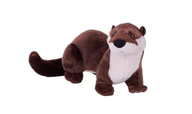 Wild Republic Cuddlekins Mini Loutre de rivière écologique, en Peluche, 20,3 cm, Remplissage avec Bouteilles d'eau recyclées, écologique, Marron