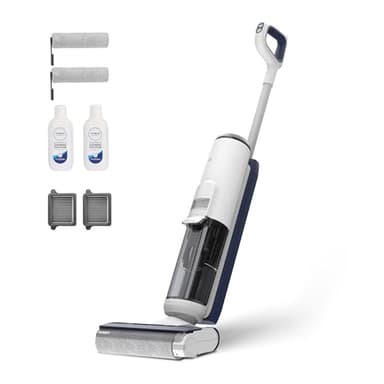 Tineco iFLOOR 5 Breeze Complete Nettoyeur de Sol, Aspirateur Sec Humide sans Fil, Nettoyage en Un Seul Passage des sols durs, Nettoyage dans Les Angles, Auto-Nettoyage Automatique, Conception légère