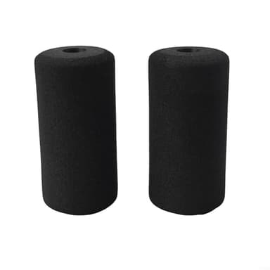 Lot de 2 coussinets de rechange en mousse haute densité pour bancs de musculation et machines à boucler les jambes (2 pièces, 160 mm)