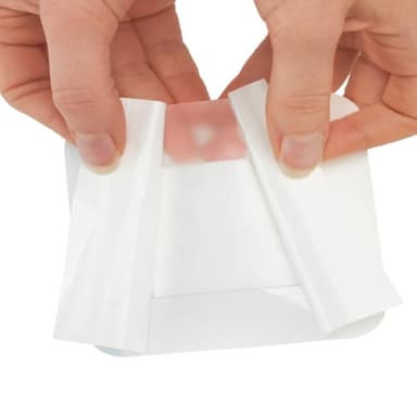 Plastod - Pansement BWT adhésif hypoallergénique stérile avec tampon absorbant central qui ne colle pas à la plaie, 10 x 12,5 cm, 58804