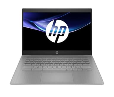 HP Chromebook 14a-ne1002sf Ordinateur Portable 14" HD, PC Portable (Intel Celeron N4500, RAM 4 Go, eMMC 64 Go, Intel UHD Graphics, Chrome OS), Laptop Gris, Clavier AZERTY